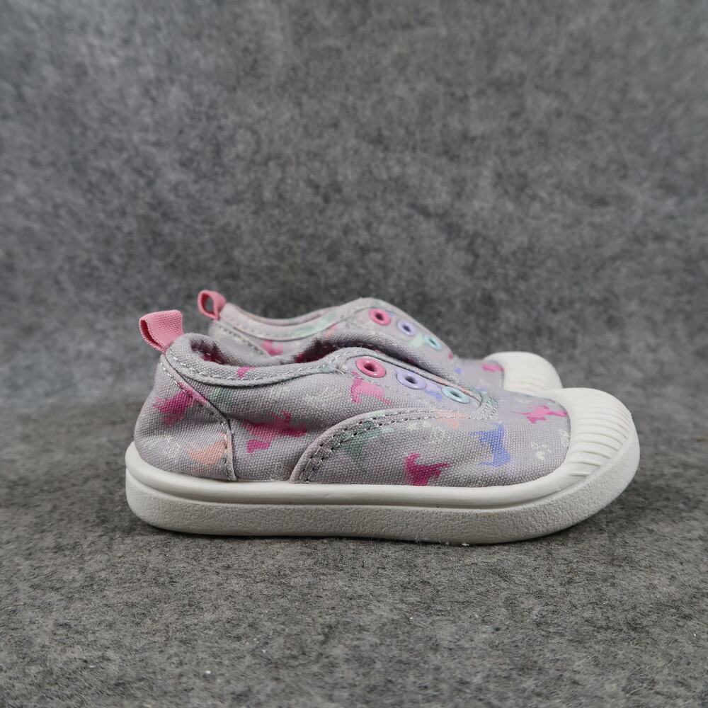 Cat & Jack Shoes Baby Toddler 5 Slip On Sneakers Casual Canvas Unicorn Horses